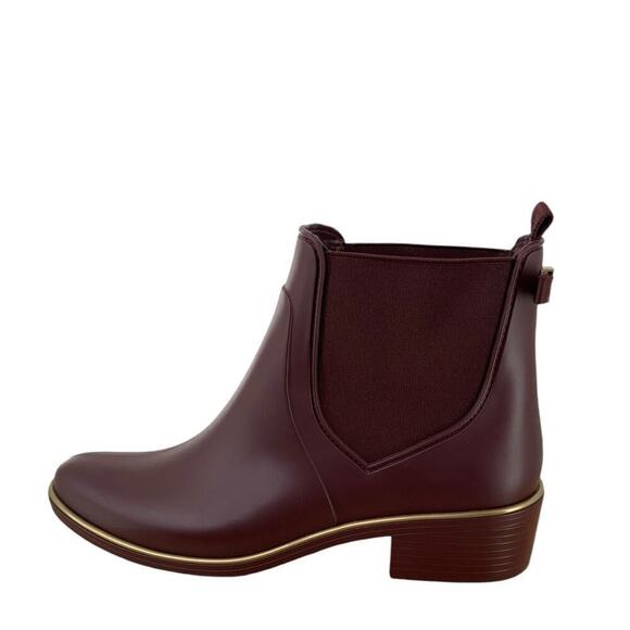 Kate Spade Rubber Rain Boots Women's Size 10 Water Proof Chelsea Ankle Bootie - Picture 2 of 11